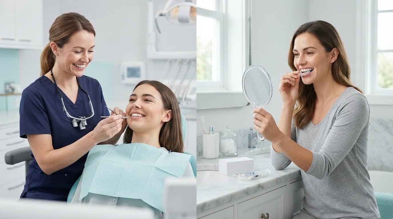 Professional teeth whitening vs home kits: which is right for you?